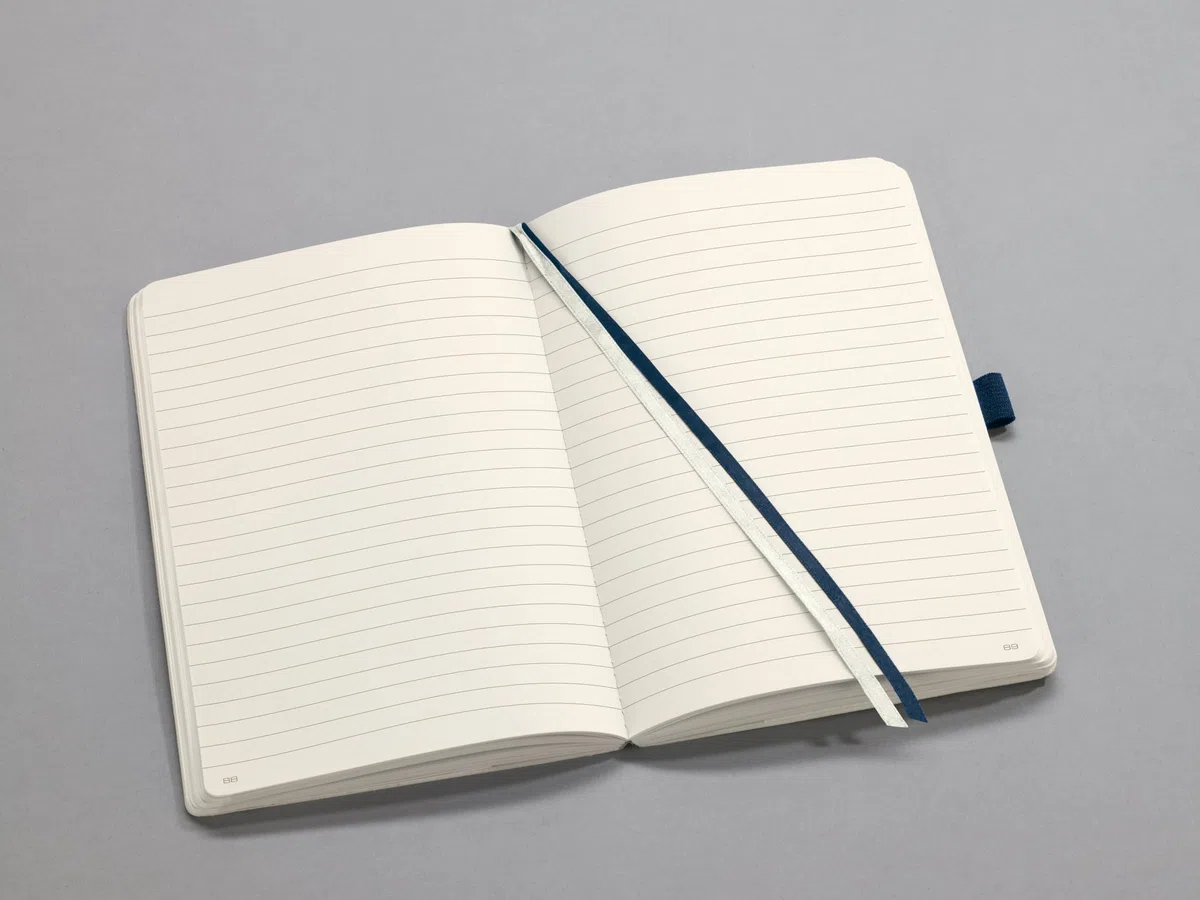 SIGEL CO317 Taccuino premium a righe, A4, copertina flessibile, blu, Conceptum