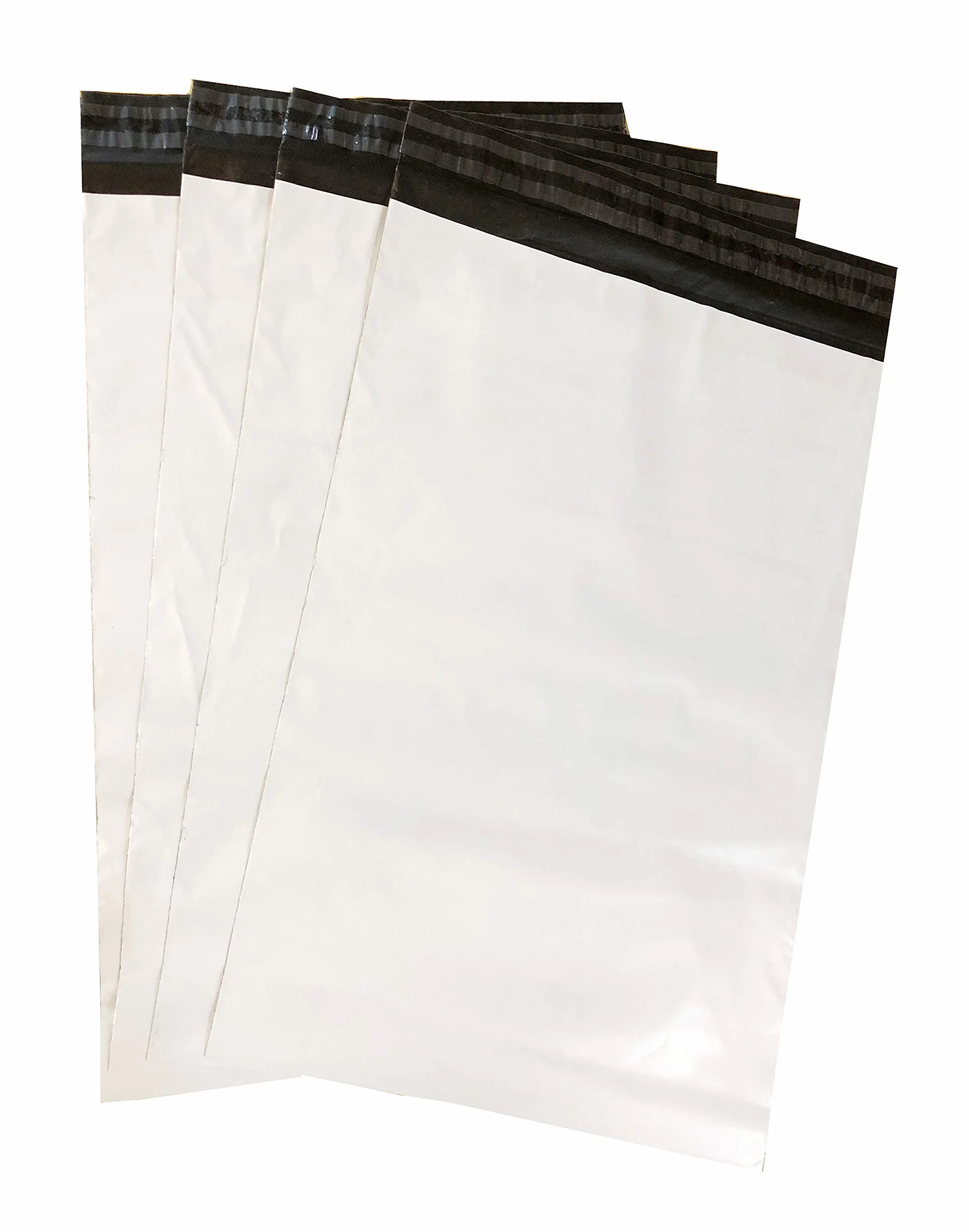 100 sacchetti per spedizione, in plastica, 60 x 80 cm, extra grandi, extra spessi, colore bianco.