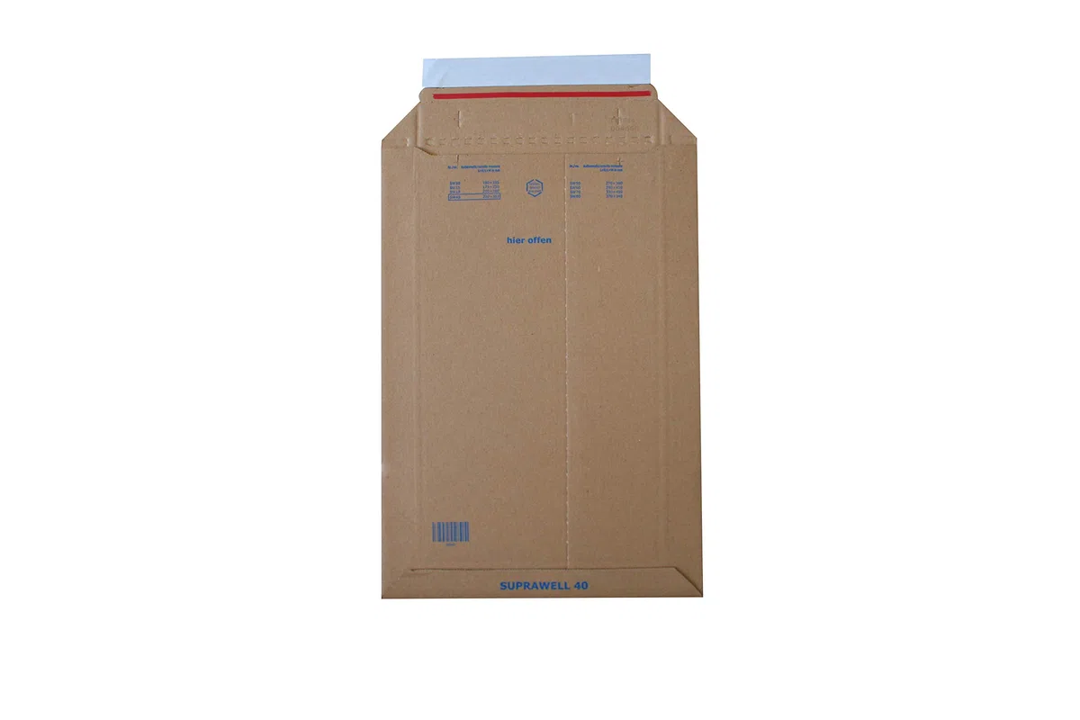 Carte Dozio - Buste rigide in cartone con apertura lato corto per spedizioni - F.to int. mm 250x353-25 pz a conf.