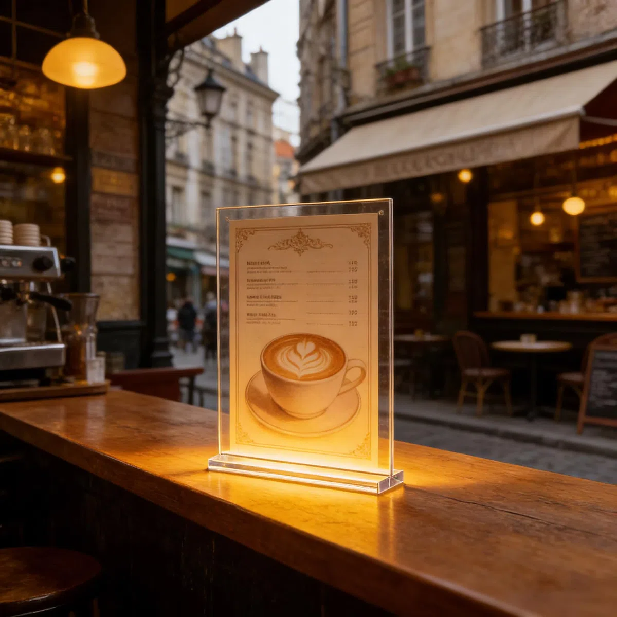 Confezione da 2 Porta Cartelli in Acrilico A4, Supporto Trasparente a Forma di L, Porta Avvisi da Tavolo, A4 Acrilico Poster da Banco Espositori Plexiglass per Ristorante, Negozio, Hotel, Ufficio