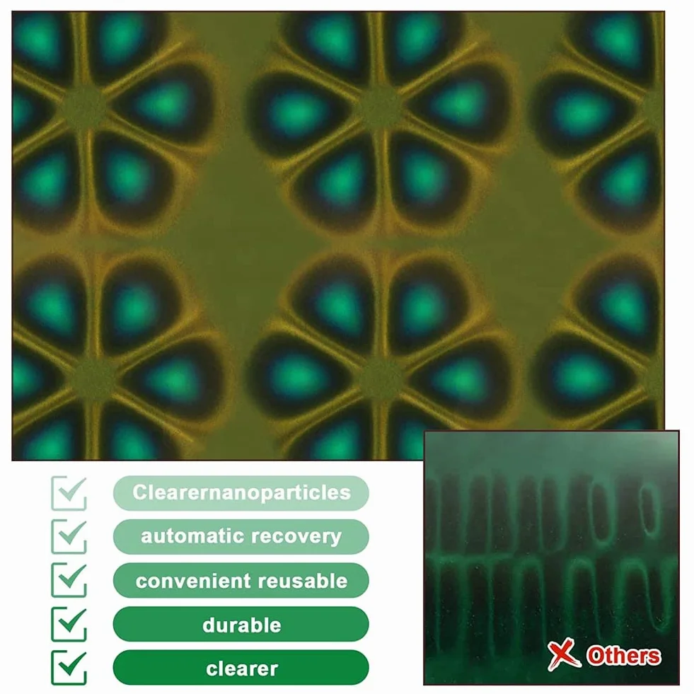 4 x 4 pellicole magnetiche, visualizzatore di campo magnetico, indicatore di flusso magnetico, rivelatore di modelli magnetici, per scopi scientifici