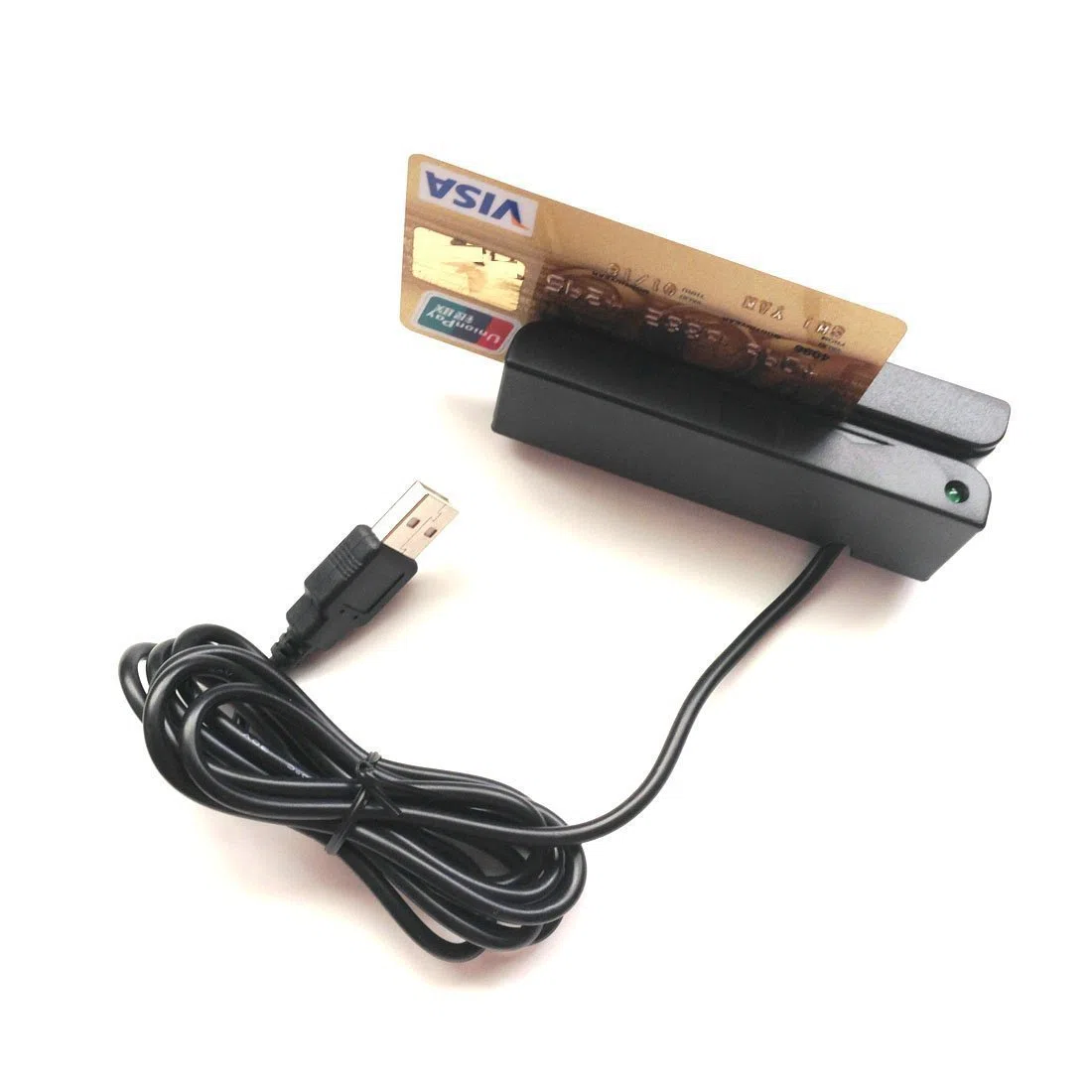 MSR90D Credito Magstrip Swipe Reader di Raccolta Dati USB Striscia Magnetica Card 3 Tracce Pos Mini Mag Hi-Co Swiper Compatibile per MSR90