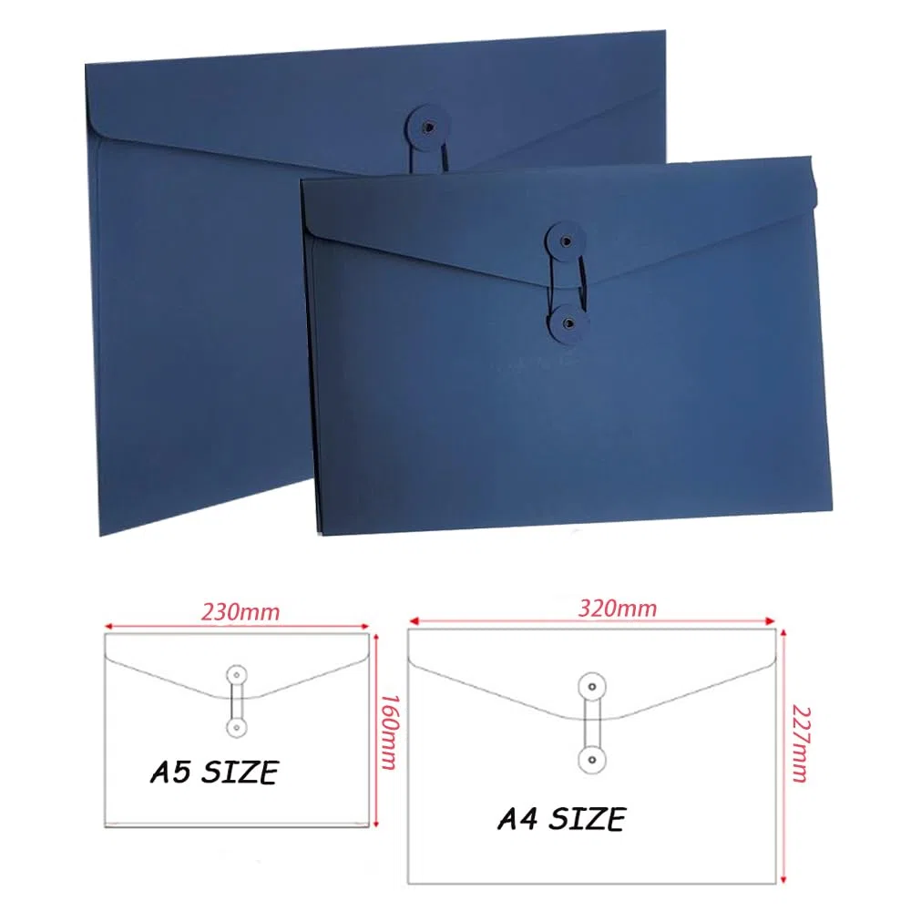 10 buste in carta kraft, formato A4, cartelline portadocumenti, con chiusura a cordoncino, tasche portadocumenti, per ufficio, scuola, casa