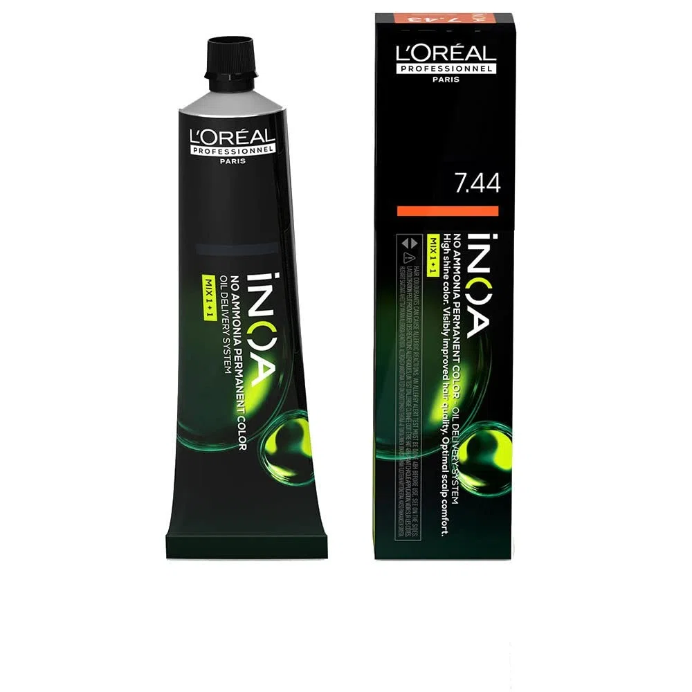 colore inoa 7.44 biondo ramato profondo 60 g, Loreal