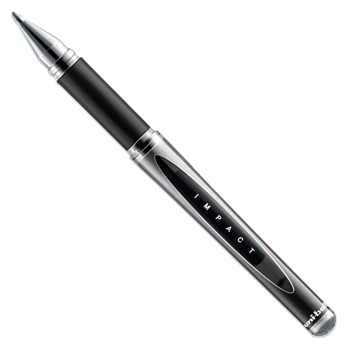 Uni-Ball Gel Impact - Penne a sfera a sfera, punta larga da 1 mm, nero, blu e rosso, confezione da 5
