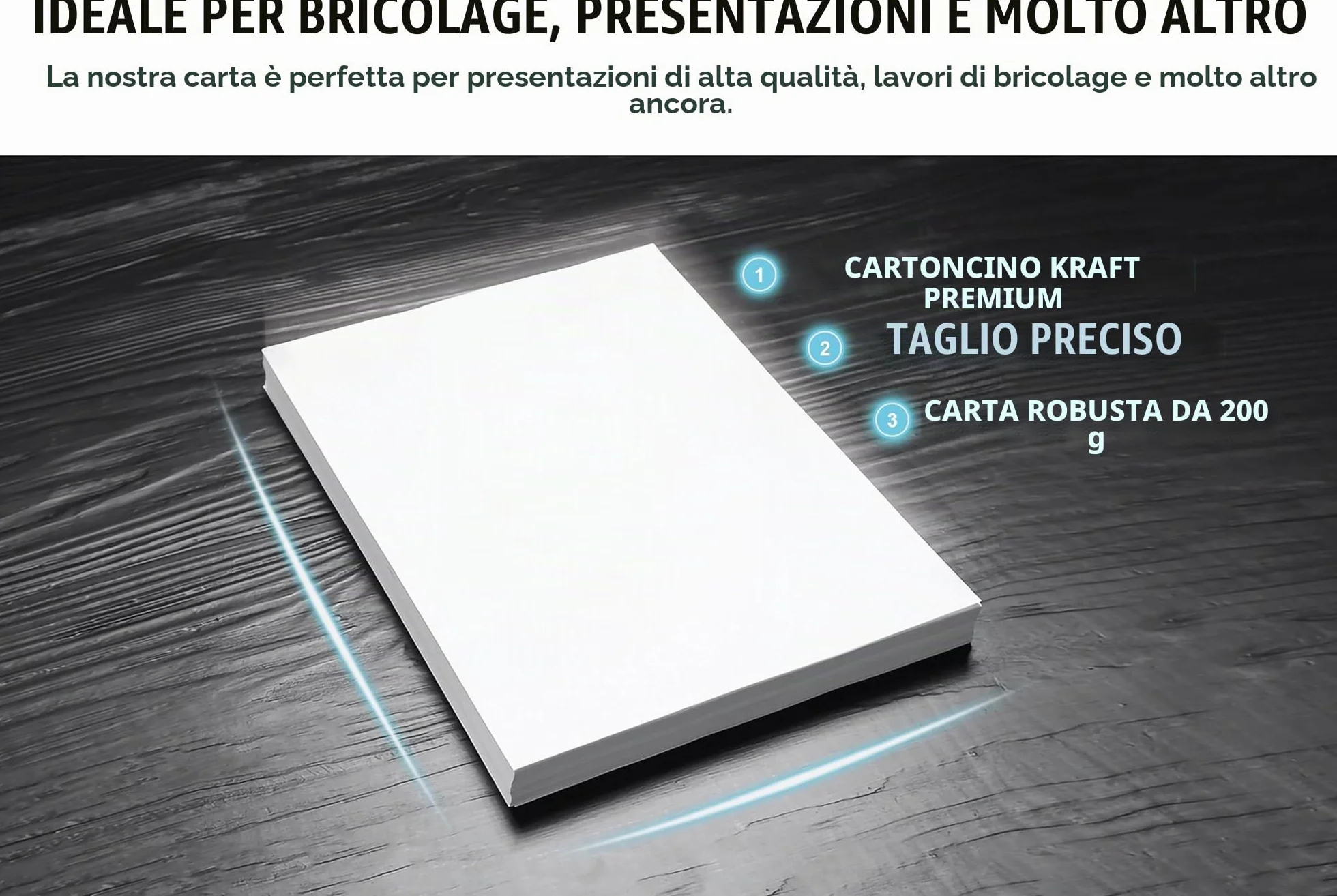 Carta da stampa 200 g/m2 A4 – 250 fogli – Carta di alta qualità bianca neve – formato DIN – fotografica bianca non stampata – fotografica opaca, lettere, cartone, presentazioni, fai da te,