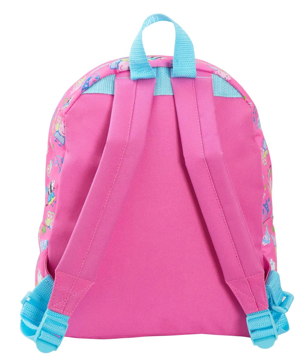 Zaino Peppa Pig Lusso Paillettes Zaino per Ragazze Rosa Scuola Borsa Pranzo per Bambini