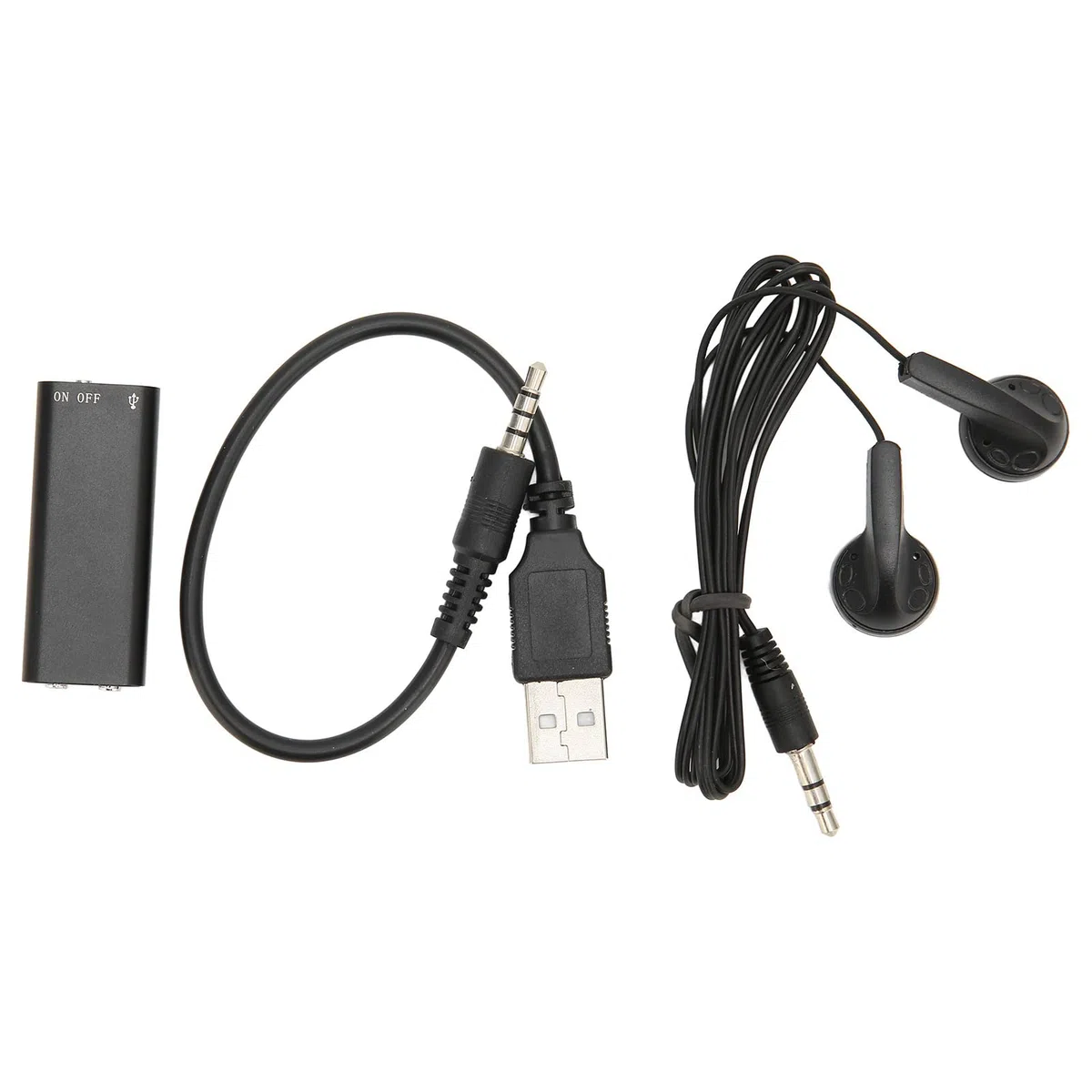 Registratore Vocale, Registratore Vocale Digitale Multifunzionale Ad Attivazione Vocale HD Registratore Audio Ricaricabile Tramite USB, per Riunioni di Interviste a Lezioni (Inglese neutro, nero 8GB)