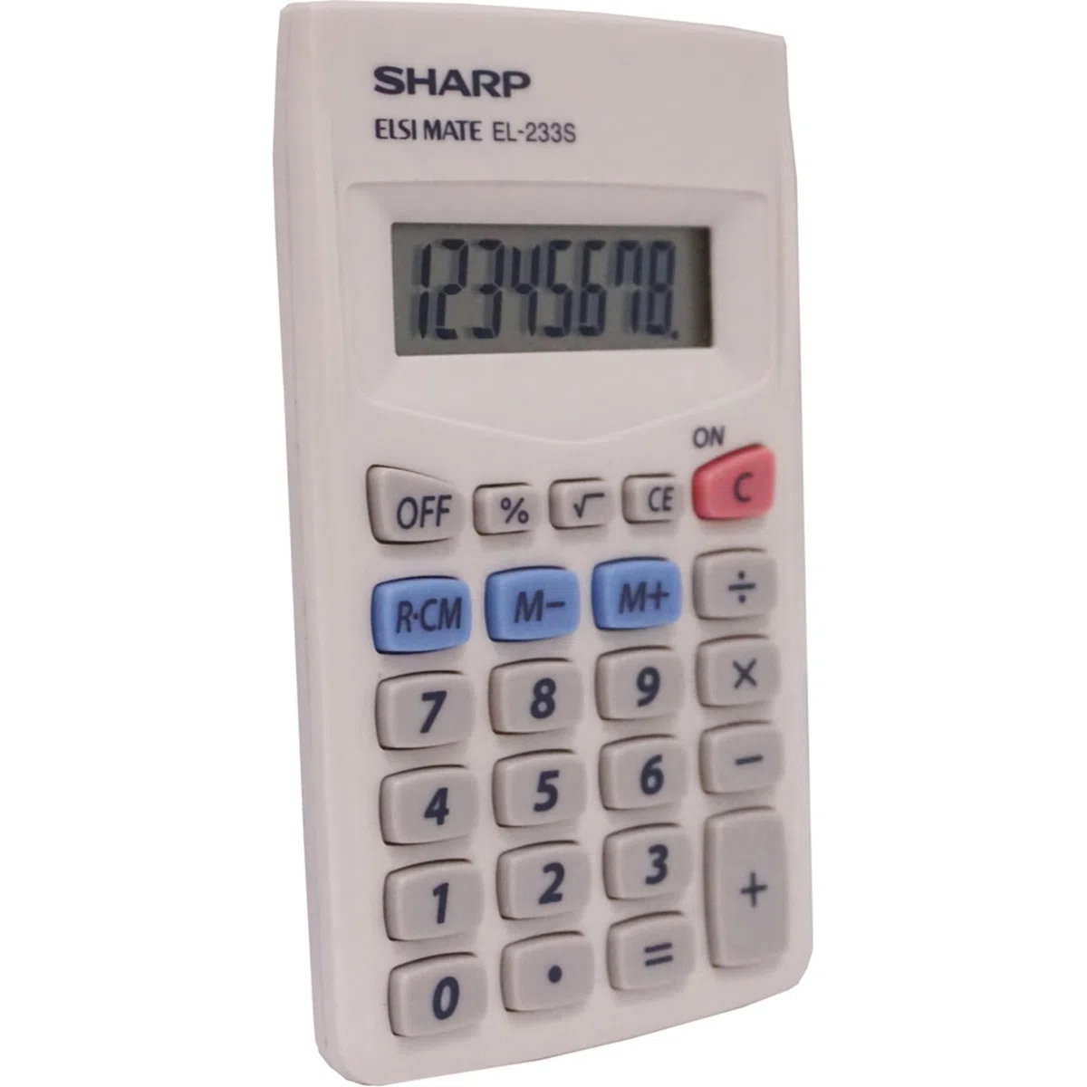 Sharp EL-233SB calcolatrice Scrivania Calcolatrice finanziaria Grigio - Calcolatrici (Ufficio, Calcolatrice finanziaria, 8 cifre, 1 linee, Batteria, Grigio)
