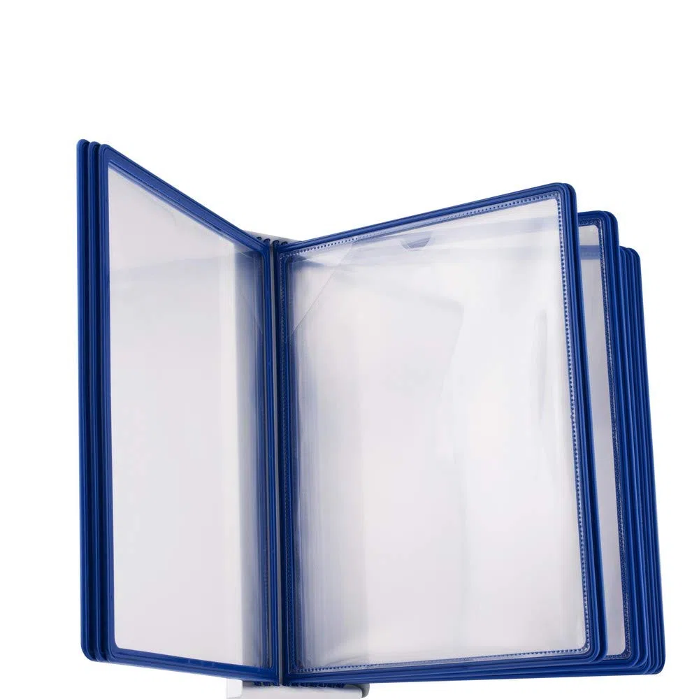 Leviatan Pannello di visualizzazione A4, PP, confezione da 10 pezzi, blu