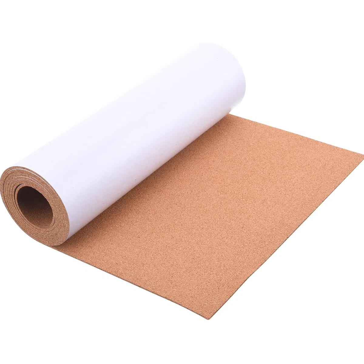 Rotolo di bacheca in sughero autoadesiva, 130 x 40 cm, spessore 3 mm, grandi rotoli di foglio di sughero decorativo per pareti, ufficio, cucina, poster, bacheca per visione, ideale per decorazioni fai