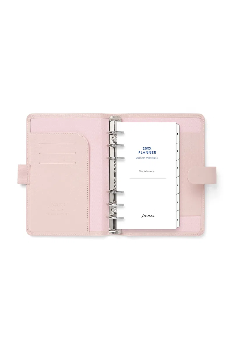 Filofax Organizer personale in Saffiano - fard