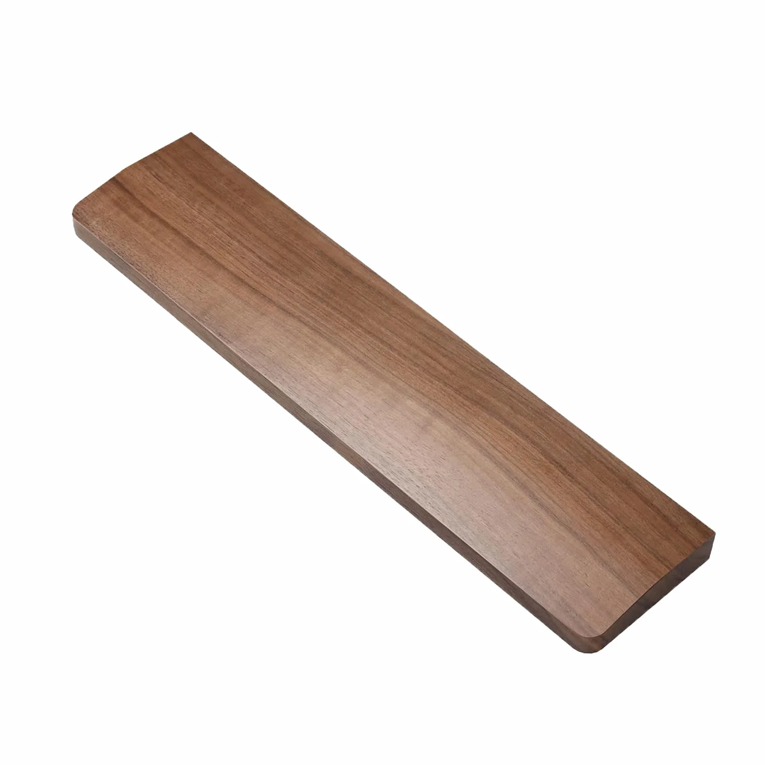87 Tasti (36cm) Poggiapolsi in Legno Massiccio Premium, Antiscivolo ed Ergonomico in Noce Nero, Set per Ufficio e Giochi per Alleviare Il Dolore