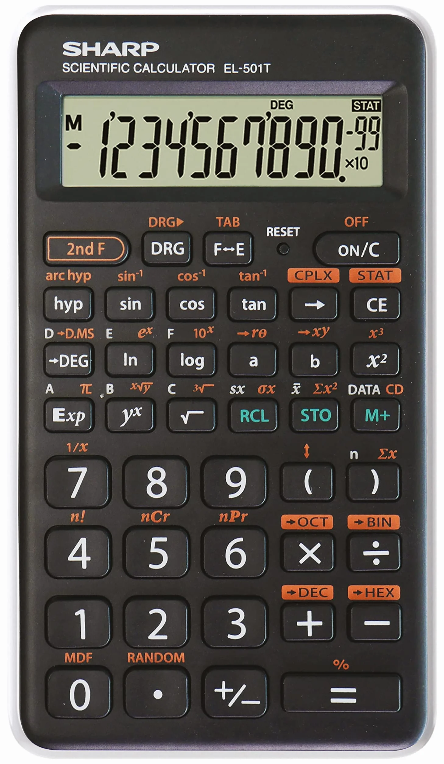 SHARP EL501TWH Scientific Calculator