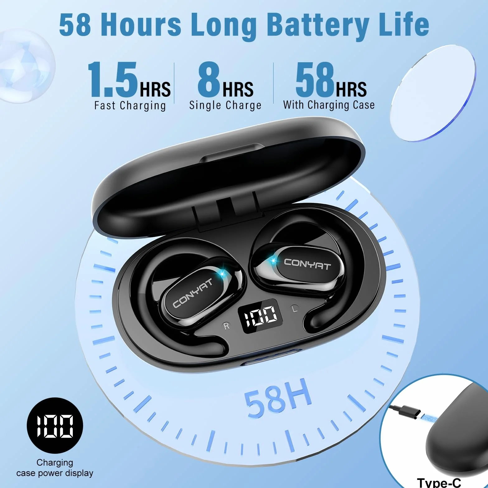 Bluetooth 5.4 Auricolari traduttori in Tempo reale con 164 Lingue, Cuffie Traduttore Simultaneo Vocale con 7 Modalità per Viaggi, Studio, Affari, Nero