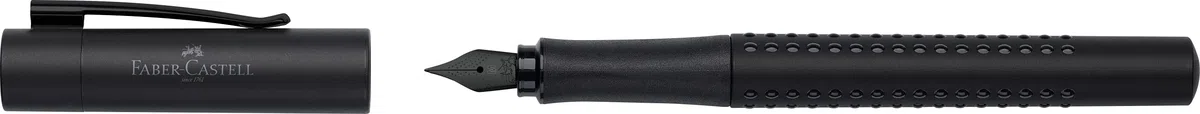 Faber-Castell Stilografica Grip Edition All Black M