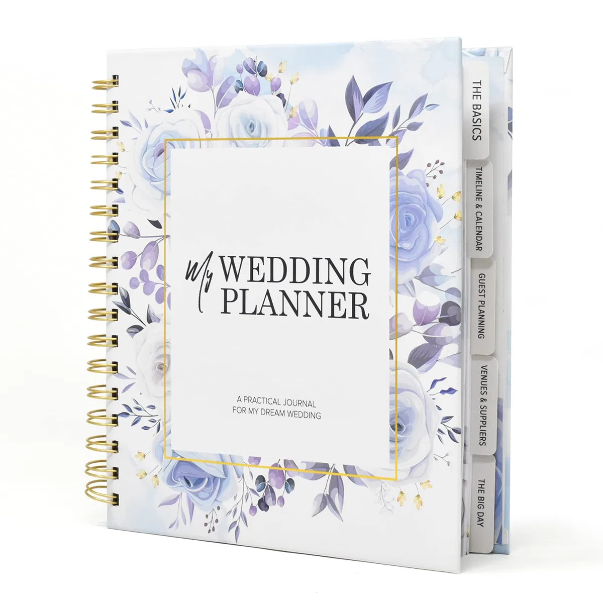 Joeji's Kitchen Quaderno per pianificazione Nuziale - Quaderno e planner per Matrimoni - design floreale - Regalo di Fidanzamento perfetto - Regalo per Matrimonio - Inglese