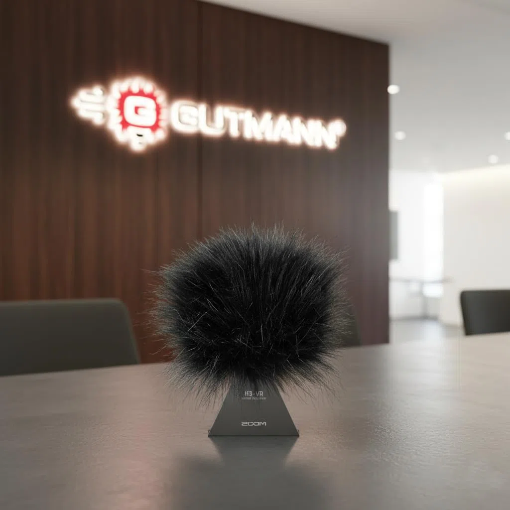 Gutmann Microfono protezione antivento pelo per Zoom H3-VR Black
