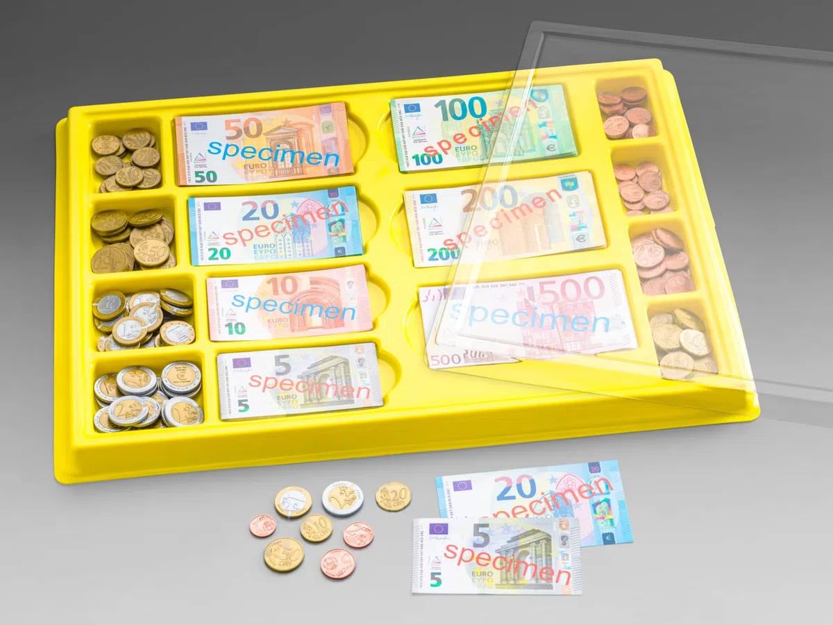 Wissner Box con 130 banconote e 160 monete per Scuola materna