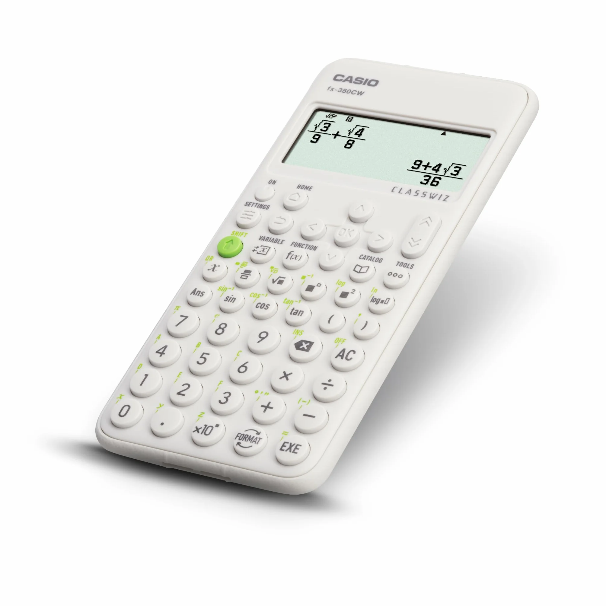 Casio FX-350CW Calcolatrice Scientifica con oltre 290 Funzioni e Display Naturale HD a 4 gradazioni di grigio