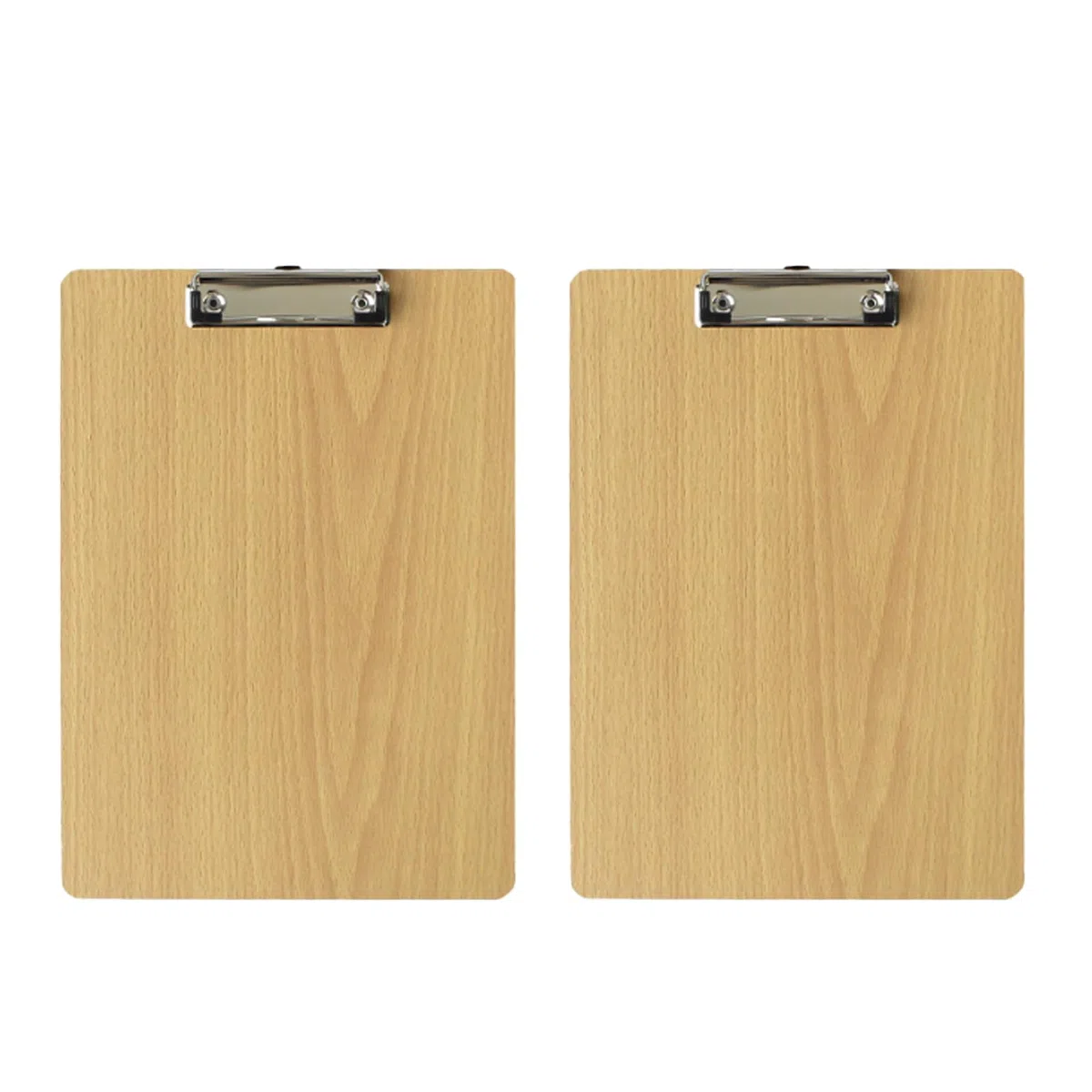 2 Pezzi A4 Portablocco di Legno, Clipboard Portablocchi Lavagna, con Robuste Maniglie A Molla E Fori di Sospensione per Uffici e Scuole (A4)