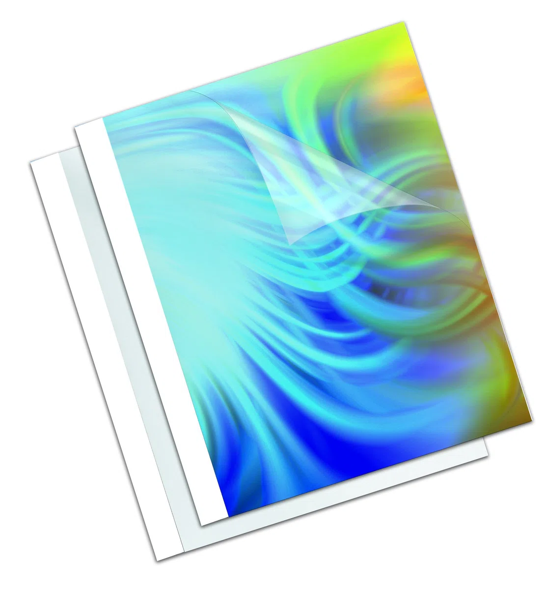 Fellowes 5317501 Termocopertine Prestige, 3 mm, in PVC Trasparente, Confezione da 100 Pezzi, Bianco