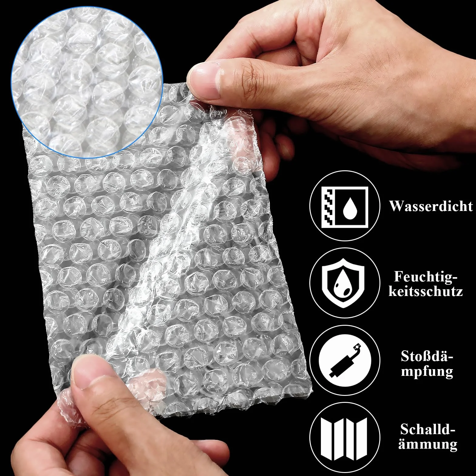 200 Pezzi Pluriball Imballaggio 10 x15 CM,Plastica Pluriboll,sacchetti a bolle d'aria,per Carta Imballaggio Bolle per Imballaggio Oggetti Fragili Trasloco