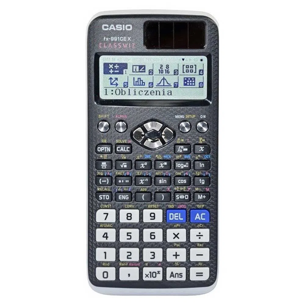 Casio SCIENTIFIC CALCULATOR FX 991CEX CLASSWIZ BLACK 12 DIGIT DISPLAY