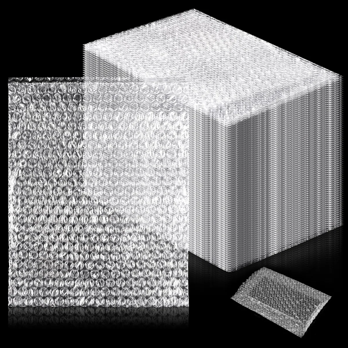 YAYODS 50 sacchetti di bolle di plastica - 300 x 400 mm pellicola di imballaggio in plastica a bolle per spedizione e conservazione