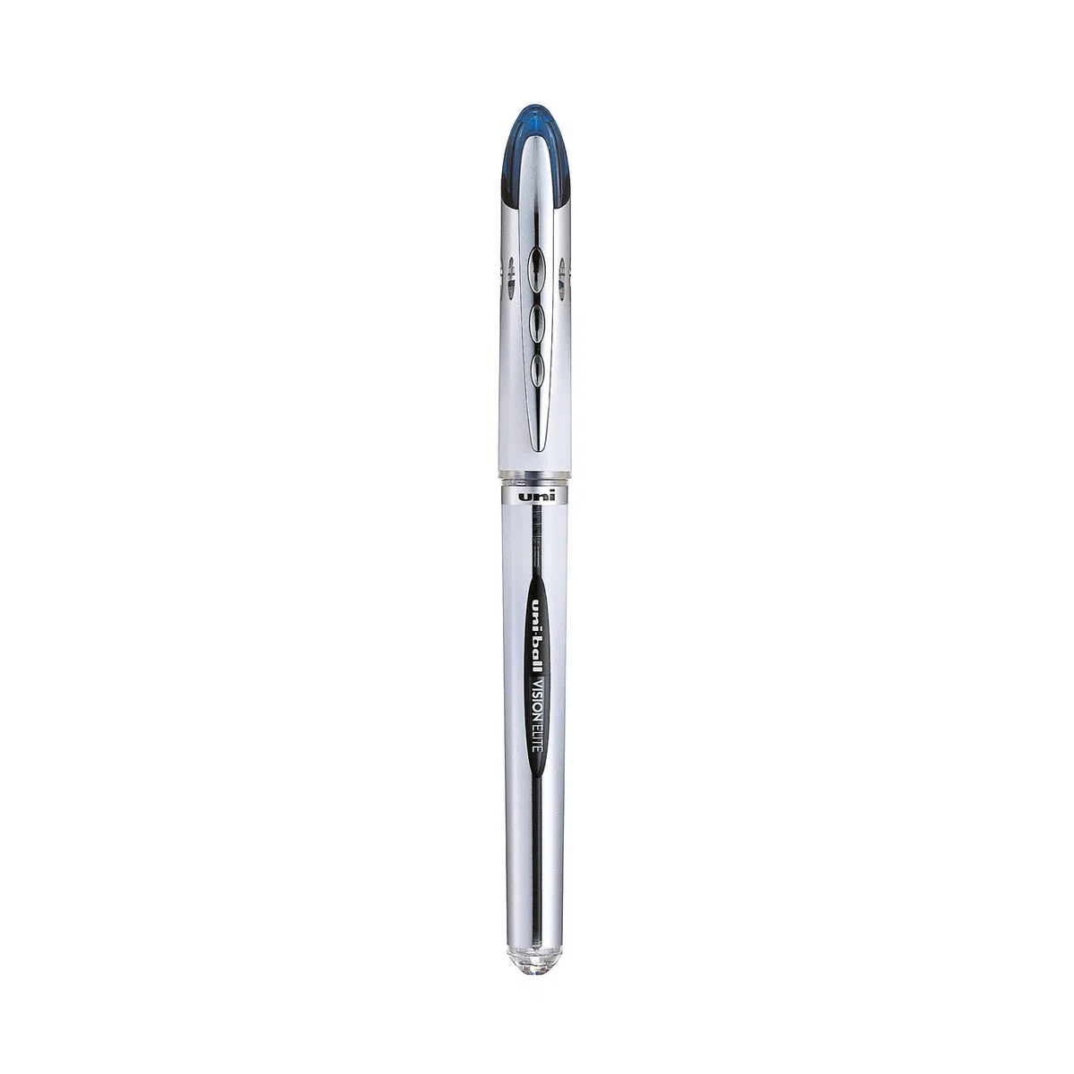 uni-ball - Uni Mitsubishi Pencil - 10 penne Vision Elite UB200 - Airplane Safe - Penna Roller Inchiostro Liquido - Punta 0,8 mm - Scrittura media - Penna Bleus