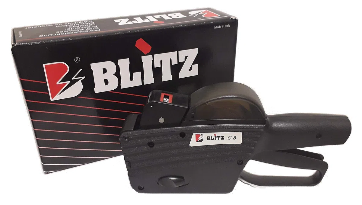 Prezzatrice Blitz C8 Colore Nero - 8 Caratteri per Una Linea di Stampa
