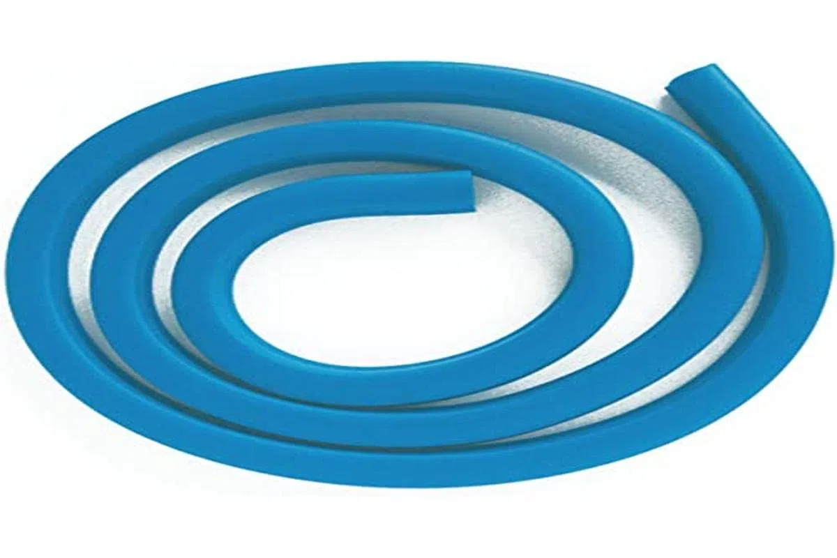 Graphoplex - Righello curvilineo flessibile - Per disegno tecnico e industriale, design e architettura, cucito e modellismo, arte e artigianato - Plastica quadrata - 100 cm - Blu