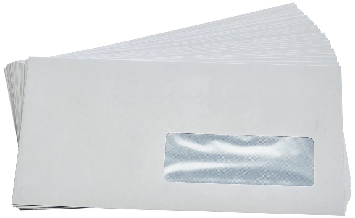 Elco 60289 - Confezione da 500 buste con finestra, formato DL, colore: Bianco