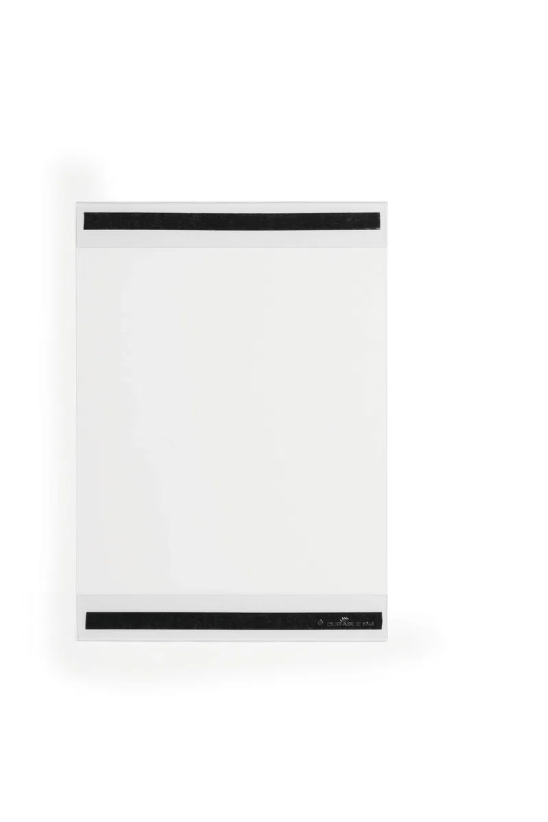 Durable Porta avvisi in rPET A4 magnetico, in PET riciclato, accessori ufficio, trasparente, conf. 5 pezzi, 504819