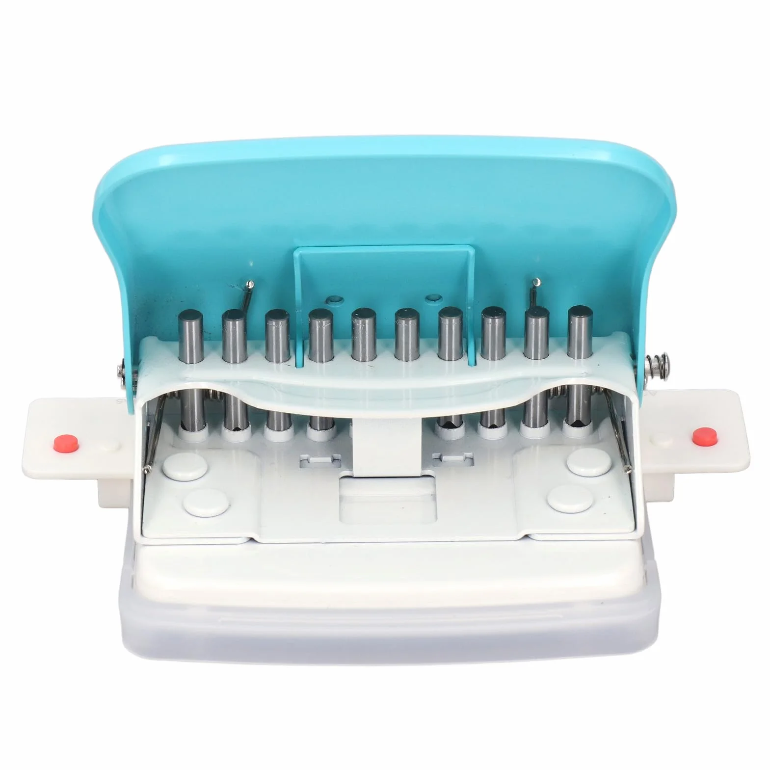 Rilegatrice, 10 Fori, Rilegatrice per Carta, Rilegatore a Spirale Portatile Portatile, Perforatrice per Fori Rotondi per Libri a Bobina A4 A5 A6 A7, Rilegatrice a Pettine, Casa