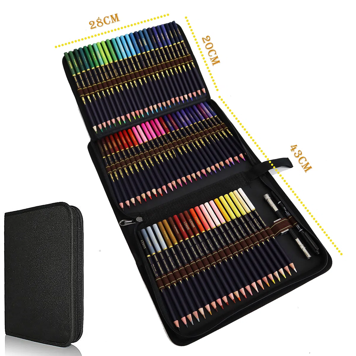 Matite Colorate Professionali, Set di 72 Matite Colorate, Colori a Pastello, Pastelli Professionali da Disegno, per Principianti, Adulti, Ottimo per la Pittura Creativa