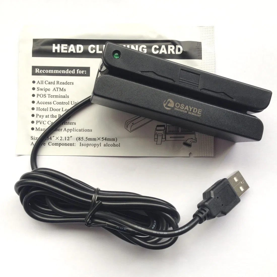 MSR90D Credito Magstrip Swipe Reader di Raccolta Dati USB Striscia Magnetica Card 3 Tracce Pos Mini Mag Hi-Co Swiper Compatibile per MSR90