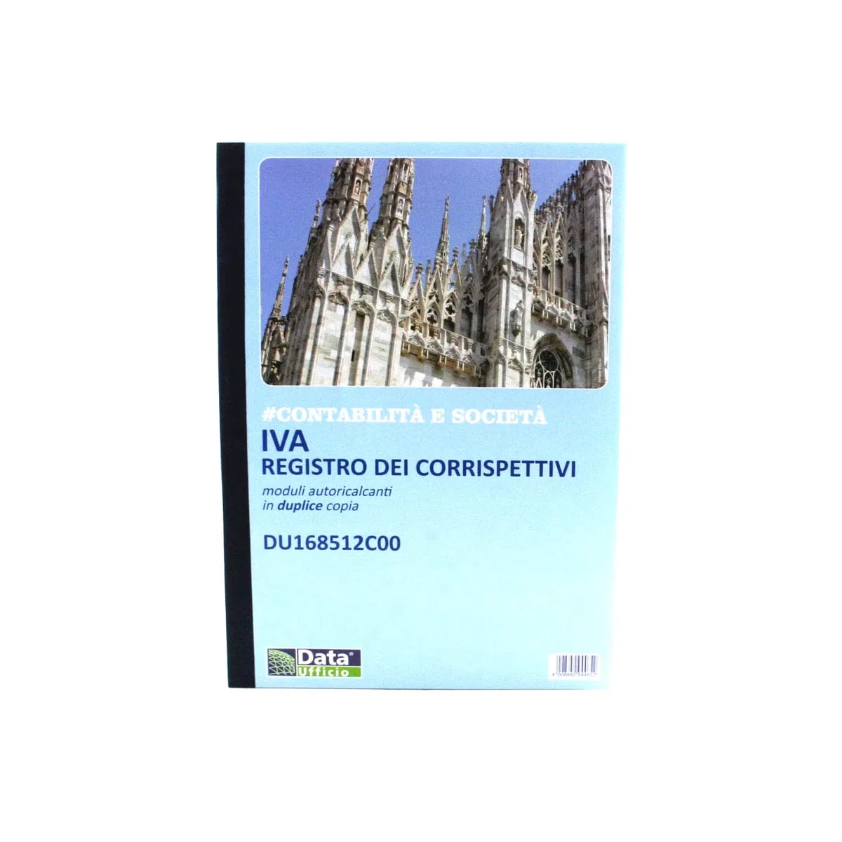 Data Ufficio DU168512C00 - Set 20 Pezzi - Contabilità e Società - IVA REGISTRO DEI CORRISPETTIVI MODULI AUTORICALCANTI IN DUPLICE COPIA 12 MESI FORMATO A4 29.7X21