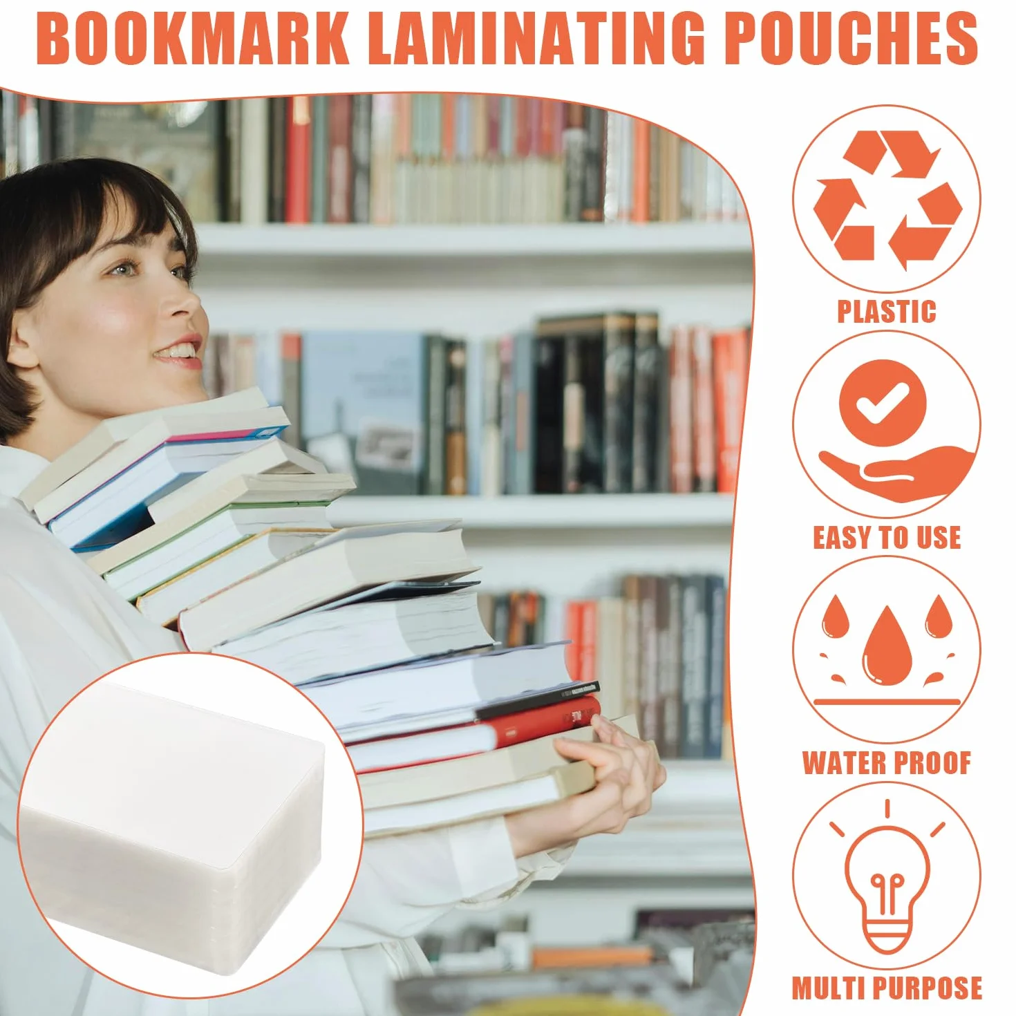 200pz Buste per Laminazione Segnalibri, 6x16cm Buste per Plastificazione a Caldo 0,125mm buste per Laminazione Termica per Amanti dei Libri Amanti della Natura