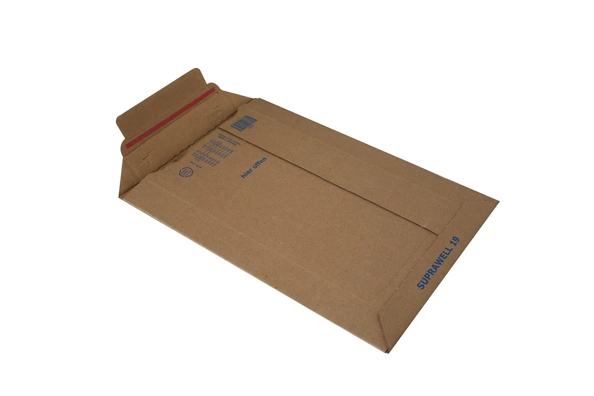 Carte Dozio - Buste rigide in cartone con apertura lato corto per spedizioni - F.to int. mm 250x353-25 pz a conf.
