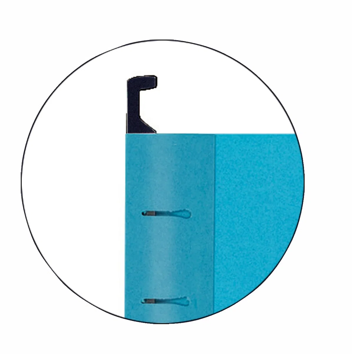 Esselte Pendaflex - Paquete de 10 carpetas colgantes con 4 separadores, formato A4, azul