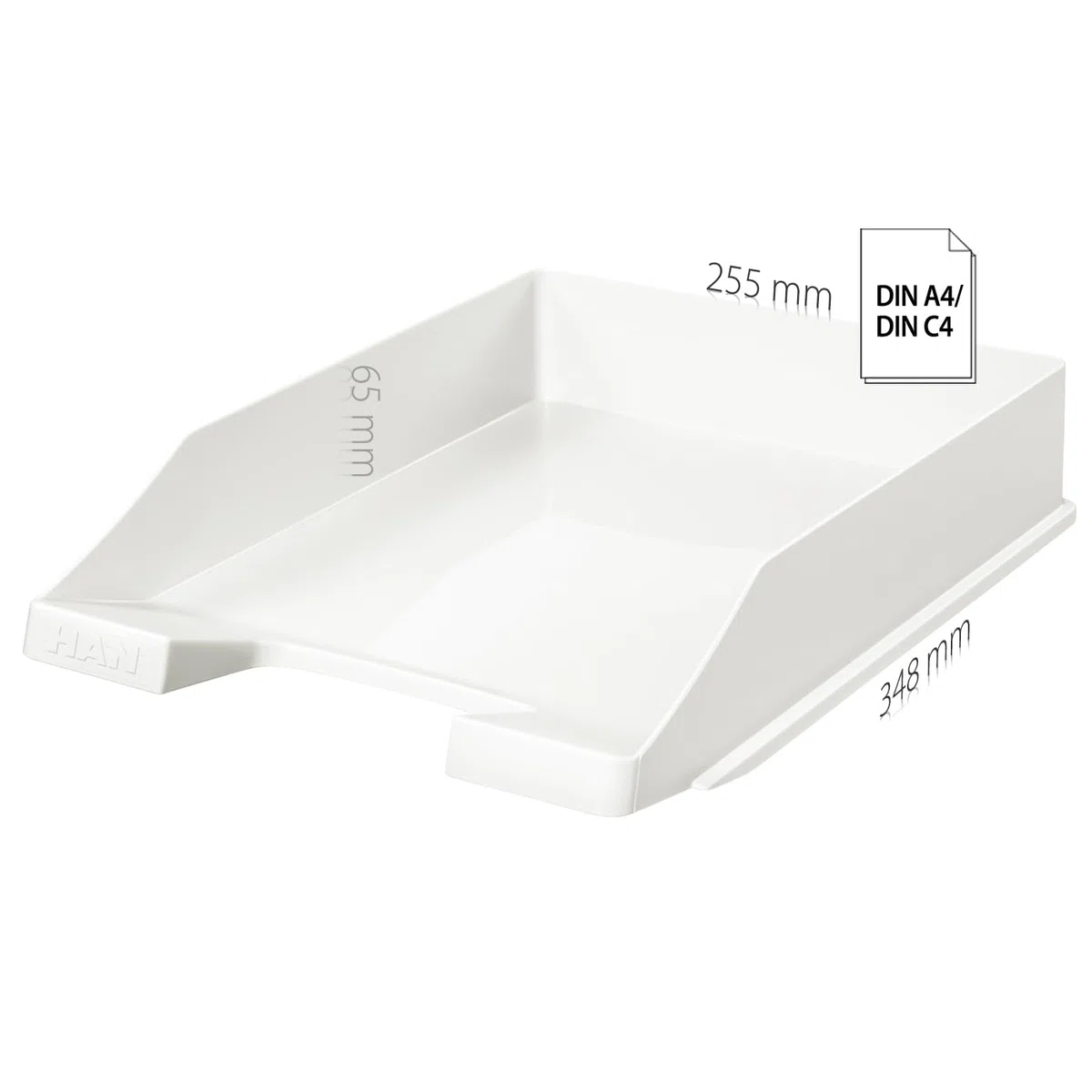 HAN 1027-X-17 Porta corrispondenza KLASSIK. Moderno, brillante. Imballo 10 pezzi, rosso