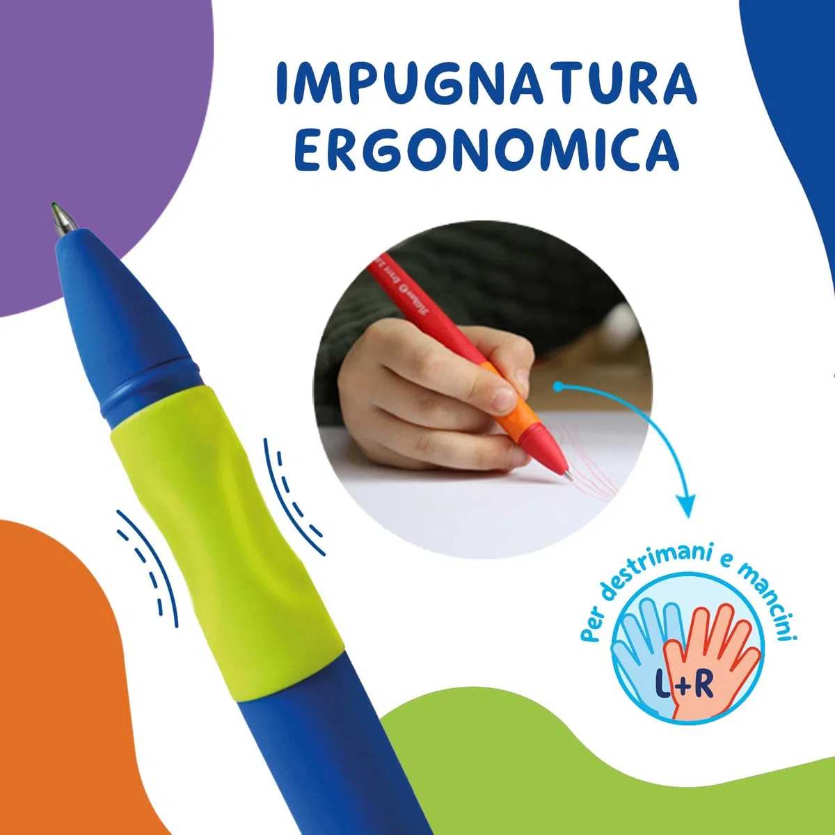 Pelikan Erase 2.0, Penna Roller Cancellabile Ergonomica, Inchiostro Blu, per Destrimani e Mancini, per la Scuola, Refill Blu Incluso, Ricaricabile, 12 Pezzi