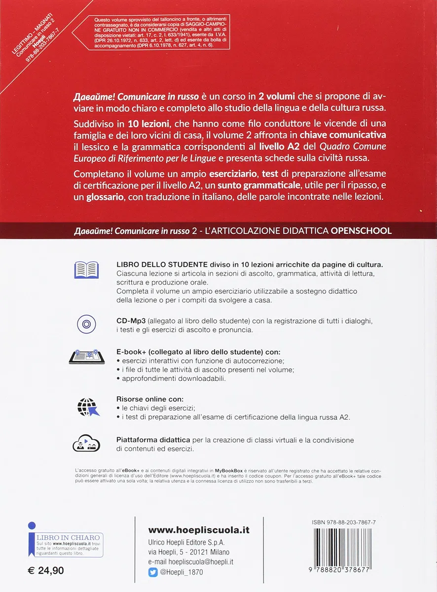 Davajte! Comunicare in russo. Corso di lingua e cultura russa. Con CD Audio formato MP3 (Vol. 2)