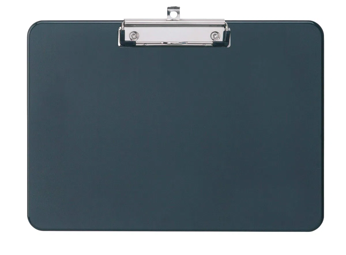 2340290 - Vassoio A3 orizzontale, in plastica, dimensioni 43 x 33 x 1,5 cm, apertura 0,8 cm, colore: Nero