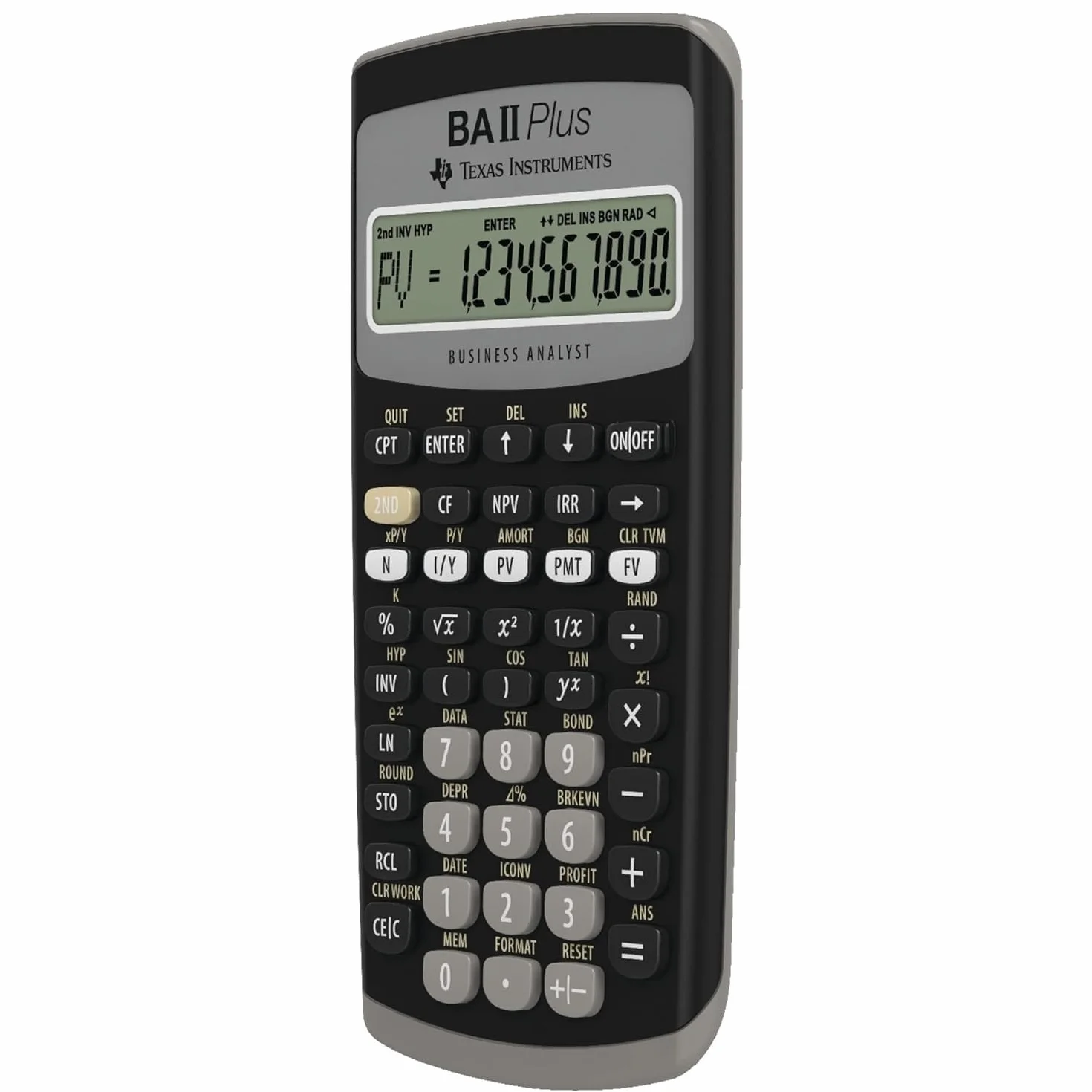 Texas Instruments TI-BA II Plus - Calcolatrice finanziaria VE=1