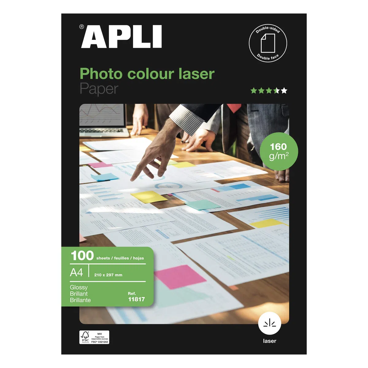 Carta digitale laser Decadry - A4-160 g - 011817 (conf.100)