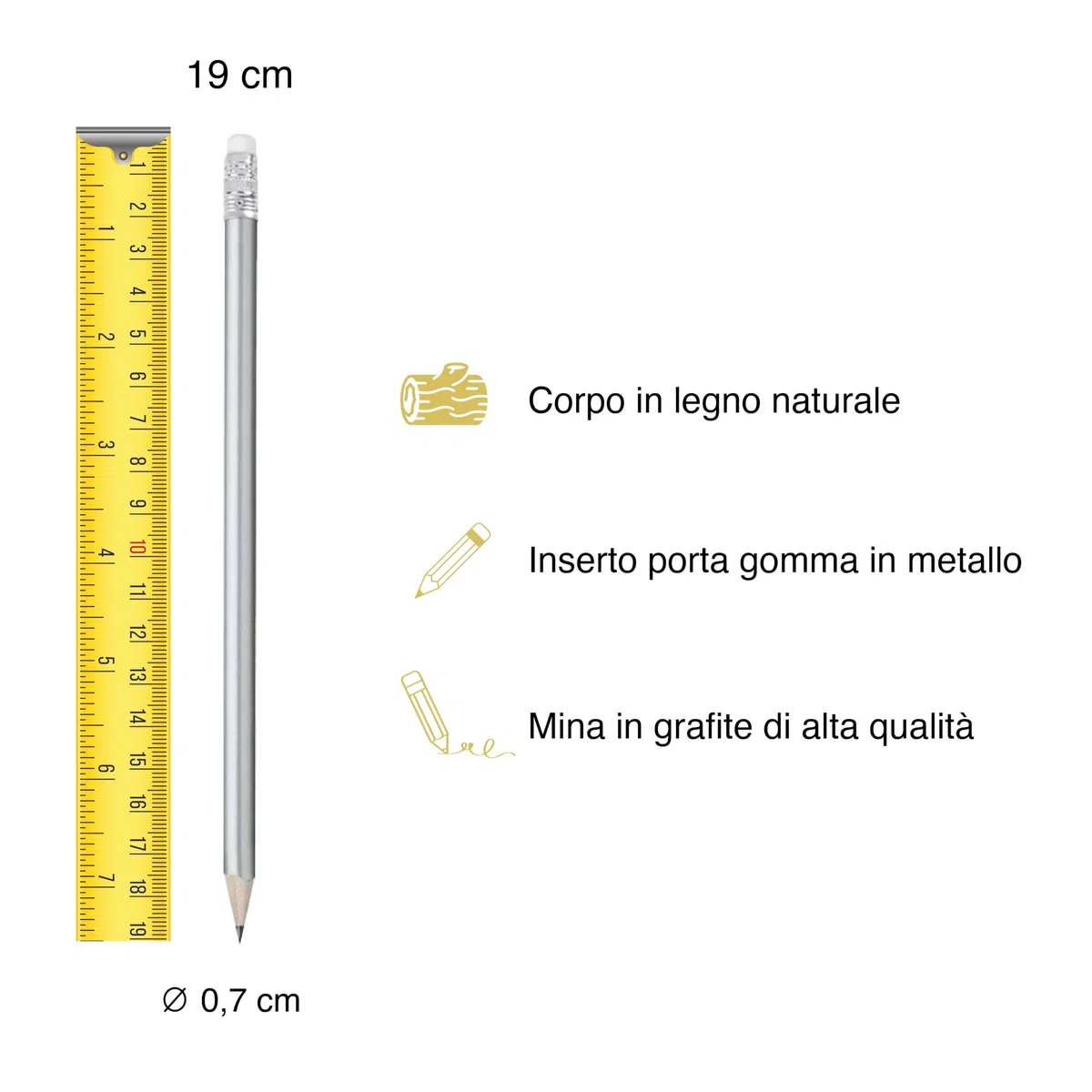 Matite Eleganti Personalizzate con Stampa Nome Logo Testo per Gadget Matrimonio Eventi Fiere Aziende Idea Regalo Laurea, Natale (30 Pezzi, Rosso)
