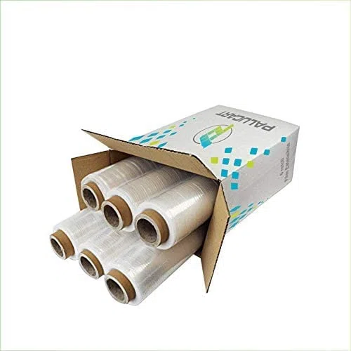 Pellicola 6 rotoli Pellicola Film estensibile manuale trasparente spessore 23 my, 2 Kg, altezza 500 mm