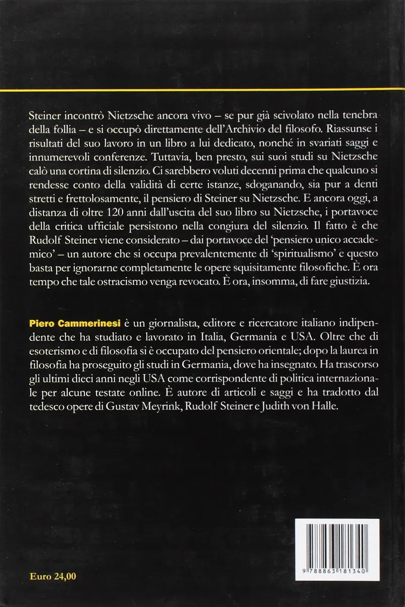Storia di un incontro. Rudolf Steiner e Friedrich Nietzsche